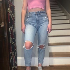 american eagle mom jeans